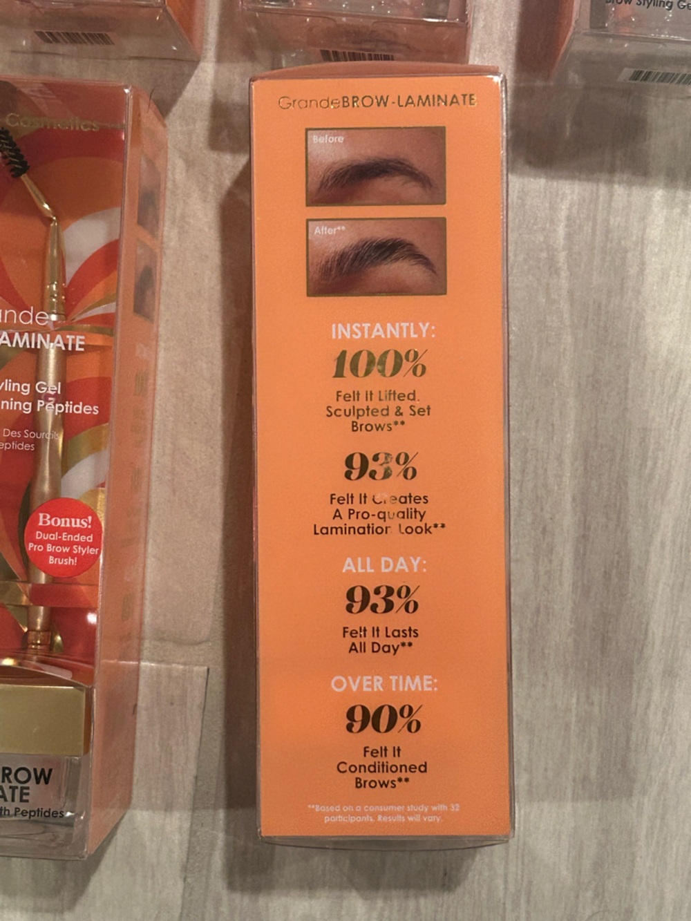 GrandeBROW Laminate Brow Styling Gel - Brown - Picture 4 of 4